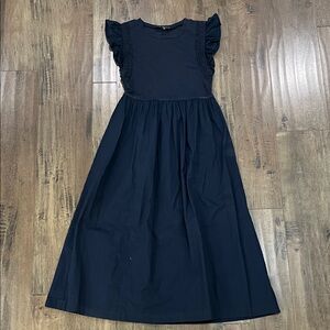 En Saison Navy Blue Midi Dress XS